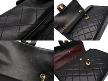 Load image into Gallery viewer, 極美品 CHANEL シャネル マトラッセ25 Wフラップ Wチェーンショルダーバッグ 14番台 ラムスキン シルバー金具 中古 4b010268