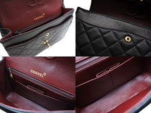 Load image into Gallery viewer, 極美品 CHANEL シャネル マトラッセ25 Wフラップ Wチェーンショルダーバッグ 14番台 ラムスキン シルバー金具 中古 4b010268