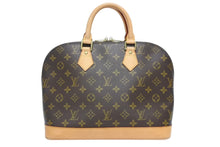画像をギャラリービューアに読み込む, LOUIS VUITTON ルイ ヴィトン アルマPM ハンドバッグ M51130 モノグラム PVC ブラウン ゴールド金具 美品 中古 4b010273