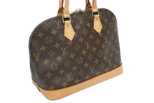 画像をギャラリービューアに読み込む, LOUIS VUITTON ルイ ヴィトン アルマPM ハンドバッグ M51130 モノグラム PVC ブラウン ゴールド金具 美品 中古 4b010273