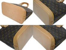 画像をギャラリービューアに読み込む, LOUIS VUITTON ルイ ヴィトン アルマPM ハンドバッグ M51130 モノグラム PVC ブラウン ゴールド金具 美品 中古 4b010273