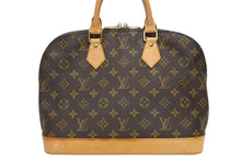 画像をギャラリービューアに読み込む, LOUIS VUITTON ルイ ヴィトン アルマPM ハンドバッグ M51130 モノグラム PVC ブラウン ゴールド金具 美品 中古 4b010275