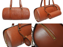 画像をギャラリービューアに読み込む, 極美品 LOUIS VUITTON ルイヴィトン スフロ ハンドバッグ M52223 エピ レザー ブラウン ゴールド金具 中古 4b010277