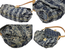 画像をギャラリービューアに読み込む, LOUIS VUITTON ルイヴィトン ミニプリーティ レイエ ワンショルダーバッグ M95333 モノグラム デニム ブルー 美品 中古 4b010278