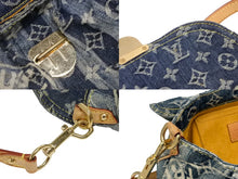 画像をギャラリービューアに読み込む, LOUIS VUITTON ルイヴィトン ミニプリーティ レイエ ワンショルダーバッグ M95333 モノグラム デニム ブルー 美品 中古 4b010278