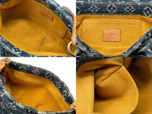 画像をギャラリービューアに読み込む, LOUIS VUITTON ルイヴィトン ミニプリーティ レイエ ワンショルダーバッグ M95333 モノグラム デニム ブルー 美品 中古 4b010278