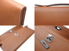 画像をギャラリービューアに読み込む, 極美品 HERMES エルメス KELLY CUT ケリーカット ハンドバッグ ヴォースイフト ゴールド シルバー金具 C刻印 中古 4b010279
