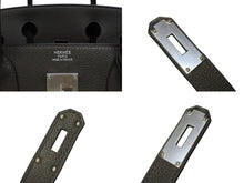 画像をギャラリービューアに読み込む, 新品同様 HERMES エルメス Haut a Courroies オータクロア40 ハンドバッグ トゴ ヴェールグリス シルバー金具 Z刻印 中古 4b010281