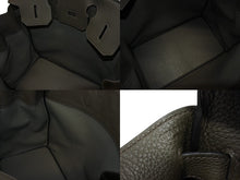 画像をギャラリービューアに読み込む, 新品同様 HERMES エルメス Haut a Courroies オータクロア40 ハンドバッグ トゴ ヴェールグリス シルバー金具 Z刻印 中古 4b010281