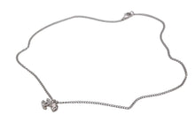 Load image into Gallery viewer, 極美品 CHANEL シャネル ココマーク ネックレス 重量約3.2g 07P刻印 全長約42.5cm ハート ラインストーン メタル シルバー 中古 4b010295