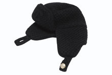 画像をギャラリービューアに読み込む, 新品未使用 CHANEL シャネル ココ ネージュ フライトキャップ パイロットキャップ ブラック 25年フェイクファー スウェード 中古 4b010303