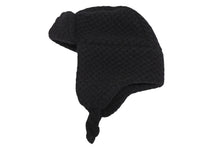 画像をギャラリービューアに読み込む, 新品未使用 CHANEL シャネル ココ ネージュ フライトキャップ パイロットキャップ ブラック 25年フェイクファー スウェード 中古 4b010303