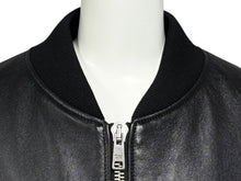 画像をギャラリービューアに読み込む, 極美品 PRADA プラダ 21AW Nappa Leather Bomber Jacket ボンバージャケット MA-1 UPW399 ナッパレザー ブラック 中古 4b010304
