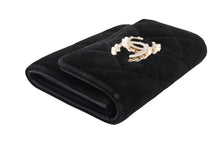 Load image into Gallery viewer, 極美品 CHANEL シャネル マトラッセ ココマーク コインケース ベロア レザー ラインストーン ブラック ゴールド金具 中古 4b010307