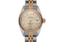 画像をギャラリービューアに読み込む, ROLEX ロレックス 腕時計 オイスターパーペチュアル 69173A T盤 ステンレススチール K18ゴールド ゴールド字盤 美品 中古 4b010324