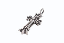 画像をギャラリービューアに読み込む, 新品未使用 CHROME HEARTS クロムハーツ ダブルCHクロス ペンダントトップ チャーム XS 重量約4.9g 2011/.925刻印 シルバー925 中古 4b010329