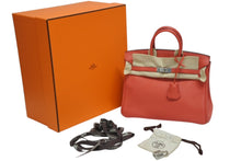 画像をギャラリービューアに読み込む, 極美品 HERMES SPO エルメス バーキン25 ハンドバッグ A刻印 トゴ ピンクシルバー金具 中古 4b010331