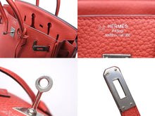 画像をギャラリービューアに読み込む, 極美品 HERMES SPO エルメス バーキン25 ハンドバッグ A刻印 トゴ ピンクシルバー金具 中古 4b010331