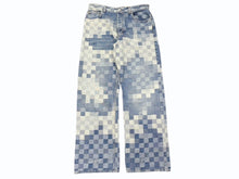 画像をギャラリービューアに読み込む, LOUIS VUITTON ルイヴィトン ダミエ スケート デニムパンツ RM214GCOHQD87W ブルー コットン ポリエステル 美品 中古 4b010338