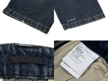 画像をギャラリービューアに読み込む, 極美品 PRADA プラダ ルーズフィット カーゴデニムパンツ トライアングルロゴ GEP396 イタリア製 コットン ブルー サイズ48 中古 4b010340
