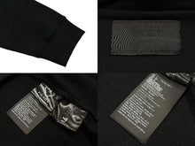 画像をギャラリービューアに読み込む, 極美品 PRADA プラダ パーカー フーディ トライアングルロゴ UJL45B コットン ナイロン ブラック シルバー金具 サイズL 中古 4b010341