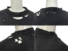 画像をギャラリービューアに読み込む, BALENCIAGA バレンシアガ ガムテープロゴ オーバーサイズ 長袖Tシャツ ブラック コットン サイズ ２ 美品 中古 4b010342