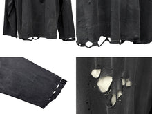 画像をギャラリービューアに読み込む, BALENCIAGA バレンシアガ ガムテープロゴ オーバーサイズ 長袖Tシャツ ブラック コットン サイズ ２ 美品 中古 4b010342