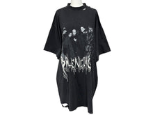 画像をギャラリービューアに読み込む, BALENCIAGA METAL HEADS バレンシアガ メタル ヘッズ 半袖Ｔシャツ ブラック コットン サイズ 2 美品 中古 4b010343