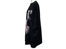 画像をギャラリービューアに読み込む, BALENCIAGA バレンシアガ キム カーダシアン 半袖Ｔシャツ ダメージ加工 ブラック コットン サイズ４ 美品 中古 4b010344