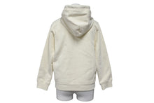 画像をギャラリービューアに読み込む, 極美品 MIUMIU ミュウミュウ コットンフリース ジップアップフーディー MJL024 サイズS アイボリー ロゴパッチ 中古 4b010345