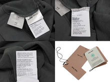 画像をギャラリービューアに読み込む, 極美品 MIUMIU ミュウミュウ ニット ロゴ ダメージ加工 ロゴクルーネックスウェットトレーナー MJL911 S231 137J サイズS グレー 中古 4b010349