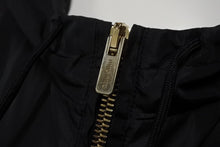 画像をギャラリービューアに読み込む, MIUMIU ミュウミュウ アノラックジャケット ML931 サイズ40 ロゴプリント ブラック ホワイト ポリエステル 美品 中古 4b010350