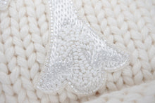 画像をギャラリービューアに読み込む, 新品未使用 CHROME HEARTS クロムハーツ 新作 ニットキャップ ビーニー カシミヤ ビーズ クロスパッチ シルバー925 ホワイト 中古 4b010351