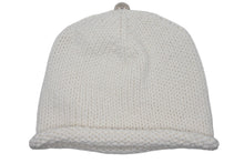 画像をギャラリービューアに読み込む, 新品未使用 CHROME HEARTS クロムハーツ 新作 ニットキャップ ビーニー カシミヤ ビーズ クロスパッチ シルバー925 ホワイト 中古 4b010352