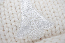 画像をギャラリービューアに読み込む, 新品未使用 CHROME HEARTS クロムハーツ 新作 ニットキャップ ビーニー カシミヤ ビーズ クロスパッチ シルバー925 ホワイト 中古 4b010352