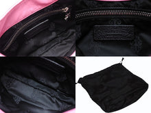 画像をギャラリービューアに読み込む, 新品未使用 CHROME HEARTS クロムハーツ ショルダーバッグ LAS VEGAS LIMITED ラスベガス限定 VIV ダガー ピンク 中古 4b010353