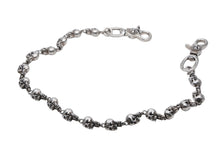 画像をギャラリービューアに読み込む, 極美品 CHROME HEARTS クロムハーツ FOTI DLFN SMALL 2クリップフォティデルフィーノスモール 18ボール ウォレットチェーン 210g シルバー925 中古 4b010356