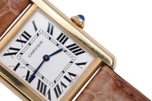 画像をギャラリービューアに読み込む, 極美品 CARTIER カルティエ 時計 W5200002 タンクソロ SM クォーツ K18 シルバー SS クォーツ 中古 4b010365
