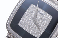 画像をギャラリービューアに読み込む, 極美品 PIAGET ピアジェ 腕時計 スクエア トラディション オニキス文字盤 手巻き 重量約111.3 18K/750刻印 ブラック ホワイトゴールド 中古 4b010366