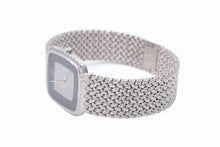 画像をギャラリービューアに読み込む, 極美品 PIAGET ピアジェ 腕時計 スクエア トラディション オニキス文字盤 手巻き 重量約111.3 18K/750刻印 ブラック ホワイトゴールド 中古 4b010366