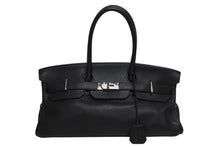 画像をギャラリービューアに読み込む, 極美品 HERMES エルメス ショルダーバーキン トリヨンクレマンス ◻︎L刻 ゴルチェ期 ブラック シルバー金具 中古 4b010368