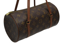 画像をギャラリービューアに読み込む, LOUIS VUITTON ルイヴィトン パピヨン26 ハンドバッグ M51386 モノグラム ブラウン ゴールド金具 美品 中古 4b010369