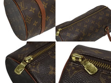 画像をギャラリービューアに読み込む, LOUIS VUITTON ルイヴィトン パピヨン26 ハンドバッグ M51386 モノグラム ブラウン ゴールド金具 美品 中古 4b010369