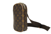画像をギャラリービューアに読み込む, 極美品 LOUIS VUITTON ルイヴィトン ポシェット ガンジュ ショルダーバッグ M51870 モノグラム ブラウン ゴールド金具 中古 4b010370