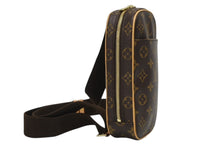 画像をギャラリービューアに読み込む, 極美品 LOUIS VUITTON ルイヴィトン ポシェット ガンジュ ショルダーバッグ M51870 モノグラム ブラウン ゴールド金具 中古 4b010370