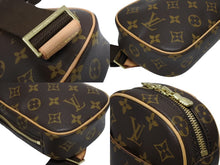 画像をギャラリービューアに読み込む, 極美品 LOUIS VUITTON ルイヴィトン ポシェット ガンジュ ショルダーバッグ M51870 モノグラム ブラウン ゴールド金具 中古 4b010370