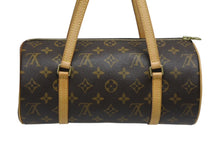 画像をギャラリービューアに読み込む, LOUIS VUITTON ルイヴィトン パピヨン26 ハンドバッグ M51366 モノグラム PVC レザー ブラウン ゴールド金具 美品 中古 4b010371
