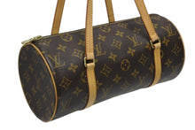 画像をギャラリービューアに読み込む, LOUIS VUITTON ルイヴィトン パピヨン26 ハンドバッグ M51366 モノグラム PVC レザー ブラウン ゴールド金具 美品 中古 4b010371