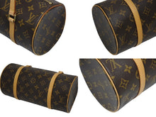 画像をギャラリービューアに読み込む, LOUIS VUITTON ルイヴィトン パピヨン26 ハンドバッグ M51366 モノグラム PVC レザー ブラウン ゴールド金具 美品 中古 4b010371