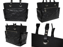 画像をギャラリービューアに読み込む, 極美品 CHANEL シャネル パリビアッツトート GM トート ハンドバッグ A48610 14番台 ココマーク ブラック シルバー金具 中古 4b010376